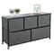 Wide Storage Tower Organizer Spacesaving Dresser For Bedroom Hallway Entryway 8