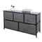 Wide Storage Tower Organizer Spacesaving Dresser For Bedroom Hallway Entryway 9