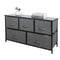 Wide Storage Tower Organizer Spacesaving Dresser For Bedroom Hallway Entryway 9