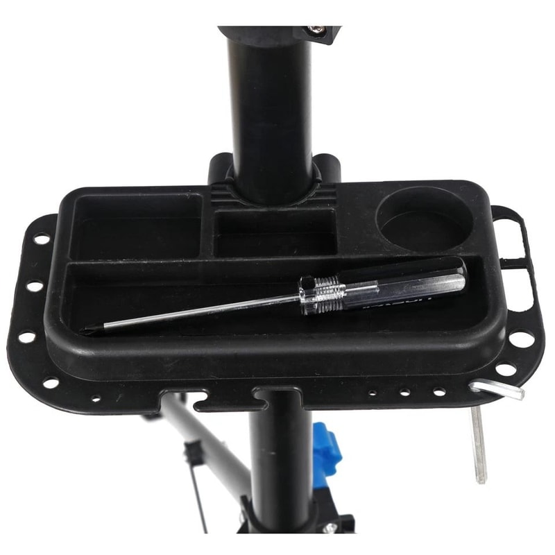Bicycle Repair Stand With Tool Tray Adjustable Height Cycle Rack Durable Home Bike Work Stand 8