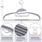NonSlip Plastic Clothes Hangers With Swivel Hook For SpaceSaving Closet Organization 1