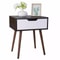 Storage End Table With Drawer Compact Sofa Table For Bedroom And Living Room Organization 3
