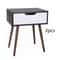 Storage End Table With Drawer Compact Sofa Table For Bedroom And Living Room Organization 5