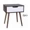 Storage End Table With Drawer Compact Sofa Table For Bedroom And Living Room Organization 5