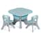 Detachable Kids Play Table And Chairs Set Toddler Learning Table With Storage Pocket 0