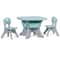 Detachable Kids Play Table And Chairs Set Toddler Learning Table With Storage Pocket 7