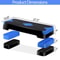 HighDensity Aerobic Step Platform Adjustable Home Gym Stepper With 3 Risers For Muscle And Cardio W 2