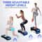 HighDensity Aerobic Step Platform Adjustable Home Gym Stepper With 3 Risers For Muscle And Cardio W 5
