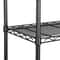 Multitier Steel Wire Rack Kitchenware Shelving Unit Black Storage 3