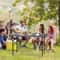 Portable Plastic Folding Table Indoor Outdoor Use Lightweight Picnic Table 10