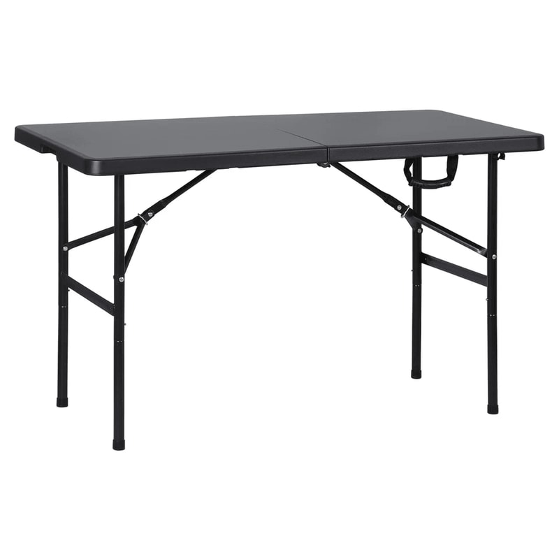 Portable Plastic Folding Table Indoor Outdoor Use Lightweight Picnic Table 13