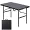 Portable Plastic Folding Table Indoor Outdoor Use Lightweight Picnic Table 14