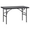 Portable Plastic Folding Table Indoor Outdoor Use Lightweight Picnic Table 15
