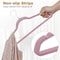Swivel Pink Velvet Hangers Premium Clothes Hangers For Coats And Shirts NonSlip Design 2