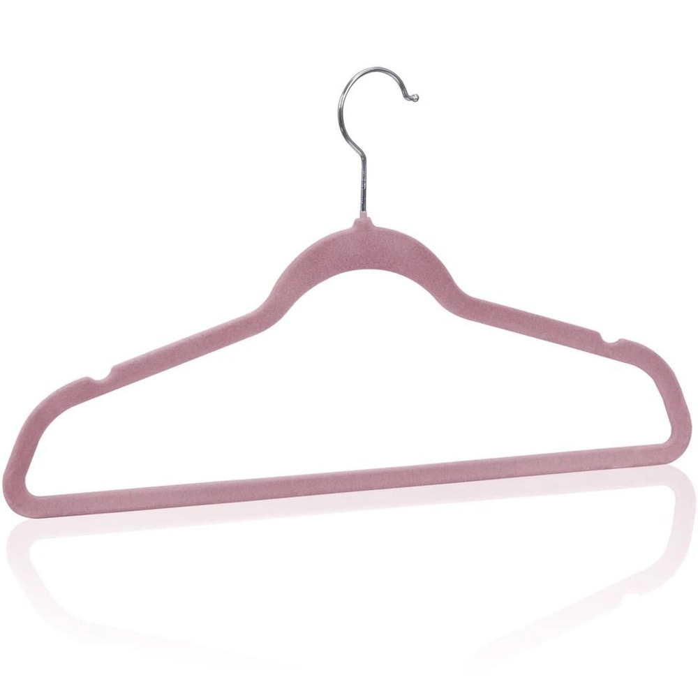 Swivel Pink Velvet Hangers Premium Clothes Hangers For Coats And Shirts NonSlip Design 8