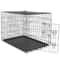Folding Dog Crate Large Pet Kennel With Tray Indoor Dog House Sturdy Metal Cage Portable And Travel 8