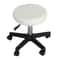 Adjustable Rolling Tattoo Chair Hydraulic Salon Stool Spa White PU Leather Cushion 2