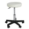 Adjustable Rolling Tattoo Chair Hydraulic Salon Stool Spa White PU Leather Cushion 0