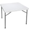 Multipurpose Square Folding Table White For Family Picnic Yard And Garden Easy Storage And Portable 1