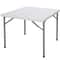 Multipurpose Square Folding Table White For Family Picnic Yard And Garden Easy Storage And Portable 0