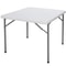 Multipurpose Square Folding Table White For Family Picnic Yard And Garden Easy Storage And Portable 0
