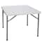 Multipurpose Square Folding Table White For Family Picnic Yard And Garden Easy Storage And Portable 8
