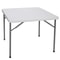 Multipurpose Square Folding Table White For Family Picnic Yard And Garden Easy Storage And Portable 8