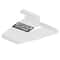 Premium Plastic Hangers White Durable NonSlip For Shirts Skirts Suits And Blouses 1