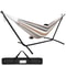 Relax In Style Cozy Hammock Hanging With Stand Comfortable Porch Swing Seat Durable Rope Chair Loun 1