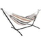 Relax In Style Cozy Hammock Hanging With Stand Comfortable Porch Swing Seat Durable Rope Chair Loun 3