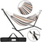 Relax In Style Cozy Hammock Hanging With Stand Comfortable Porch Swing Seat Durable Rope Chair Loun 4