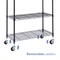 Tier Wire Shelves Rack For Kitchen Office Adjustable Storage UnitTier With Wheel Caster For Easy Mo 3