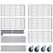 Tier Wire Shelves Rack For Kitchen Office Adjustable Storage UnitTier With Wheel Caster For Easy Mo 4