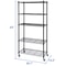 Tier Wire Shelves Rack For Kitchen Office Adjustable Storage UnitTier With Wheel Caster For Easy Mo 8