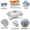 Food Warmer Chafer Chafing Dishes Stainless Steel Durable Foldable Frame Professional Catering Use 2