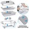 Food Warmer Chafer Chafing Dishes Stainless Steel Durable Foldable Frame Professional Catering Use 4