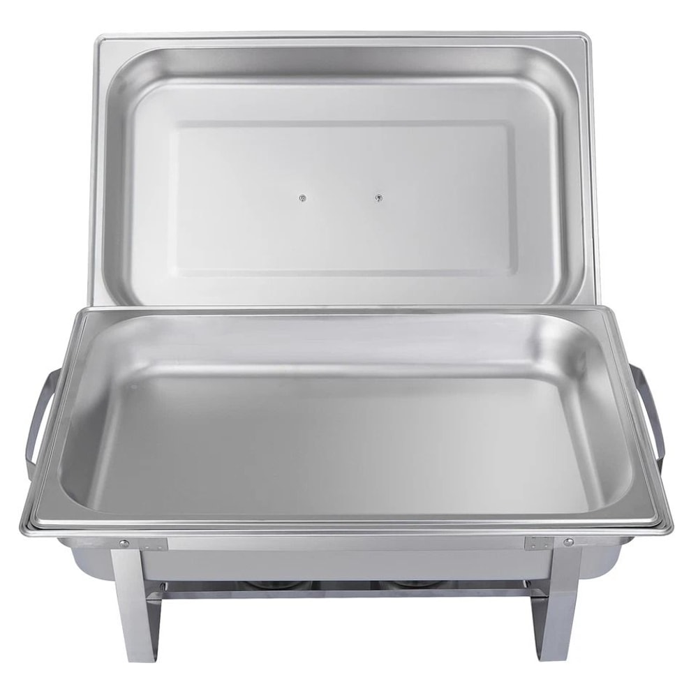 Food Warmer Chafer Chafing Dishes Stainless Steel Durable Foldable Frame Professional Catering Use 6
