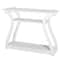 White Modern Console Table Accent Side Table Entryway Sofa Display Table For Home Decor 6