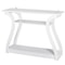 White Modern Console Table Accent Side Table Entryway Sofa Display Table For Home Decor 6