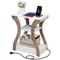 End Table With Charging Station White Side Table For Bedroom Living Room 0