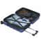 Expandable Blue Hardside Spinner CarryOn Luggage Capacity Wheels For Smooth Rolling Durable ABS She 2