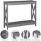 Grey Console Table For Home Entryway Table Modern Sofa Table Display Rustic Decor Versatile Accent 2
