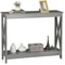 Grey Console Table For Home Entryway Table Modern Sofa Table Display Rustic Decor Versatile Accent 0