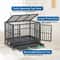 Large Dog Cage With Locks Heavy Duty Dog Crate Indoor Outdoor Removable Tray 2