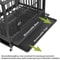 Large Dog Cage With Locks Heavy Duty Dog Crate Indoor Outdoor Removable Tray 3