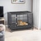 Large Dog Cage With Locks Heavy Duty Dog Crate Indoor Outdoor Removable Tray 4