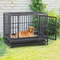 Large Dog Cage With Locks Heavy Duty Dog Crate Indoor Outdoor Removable Tray 5