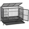Large Dog Cage With Locks Heavy Duty Dog Crate Indoor Outdoor Removable Tray 10