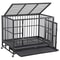 Large Dog Cage With Locks Heavy Duty Dog Crate Indoor Outdoor Removable Tray 12