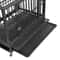 Large Dog Cage With Locks Heavy Duty Dog Crate Indoor Outdoor Removable Tray 14